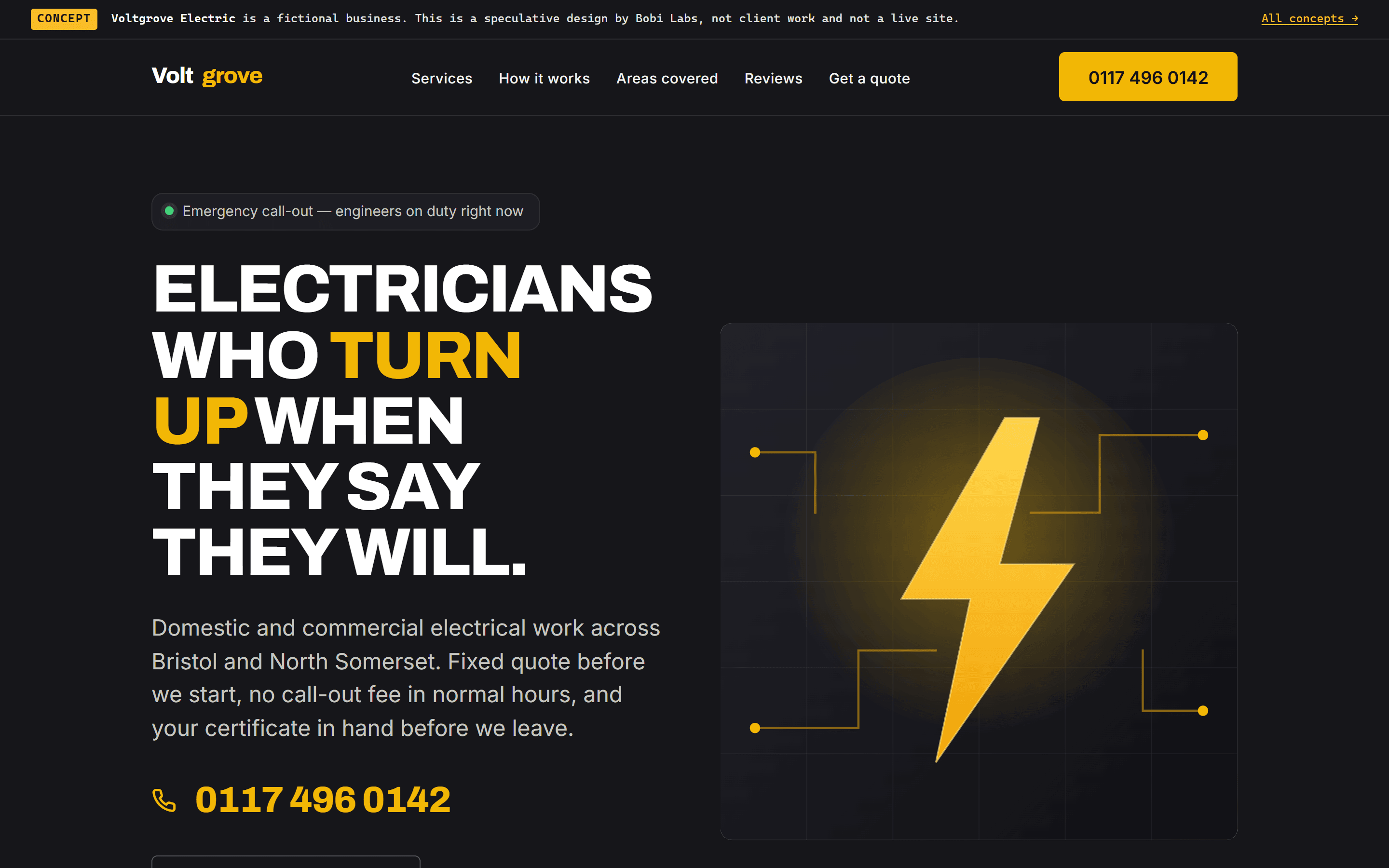 Voltgrove Electric on a laptop